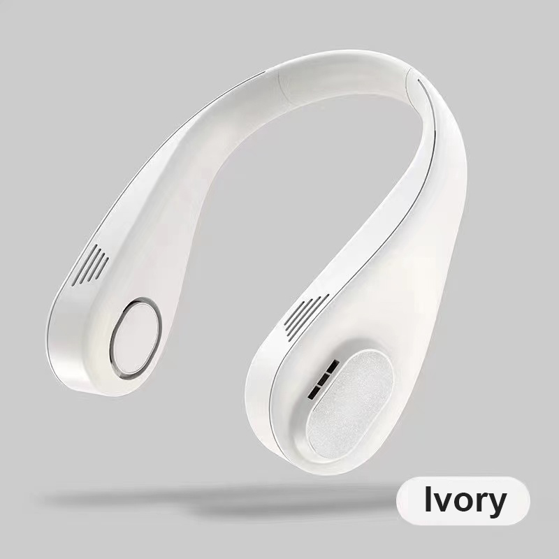 

Suspension Neck Fan Mini Portable USB Charging Multi-shift Output Pink White 4000 Large Battery Working Hours Long Custom design Development