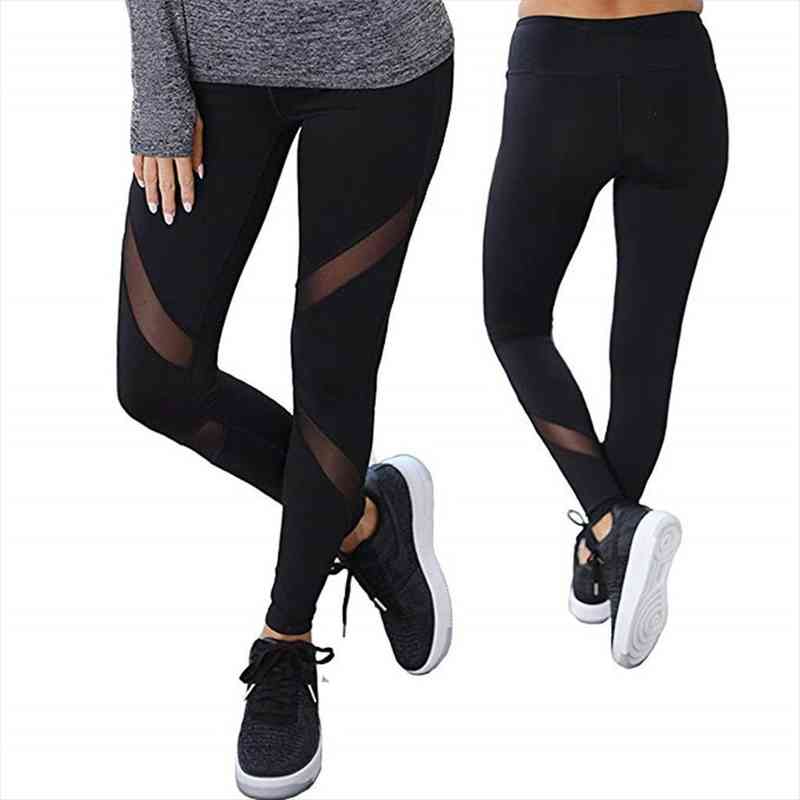 

black mesh fitness pants casual womens leggings high waist legins push up punk workout sportleggings leggins