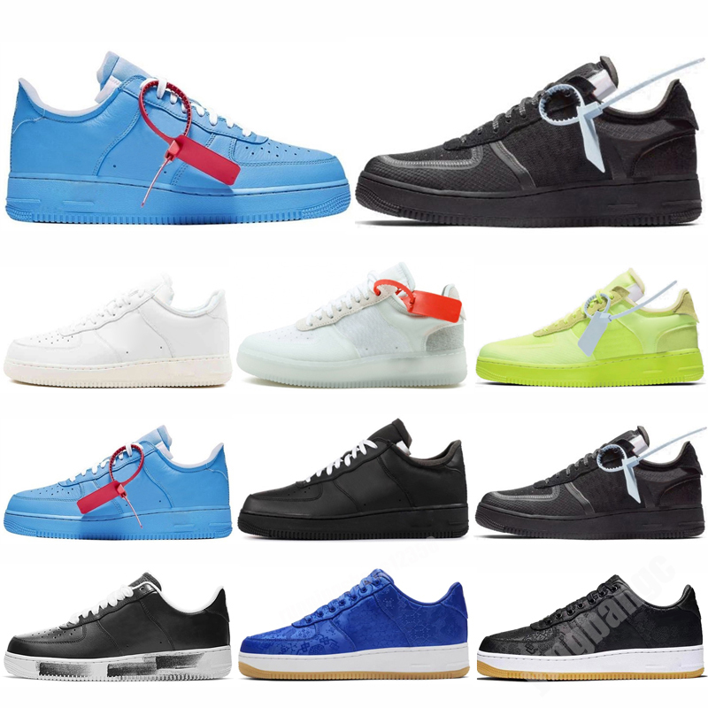 2022 Men Women Running Shoes White Off MCA Airs MOMA Utility Black Dunk Airforce Forces Mens Womens Sports Sneakers Trainers Size 36-45