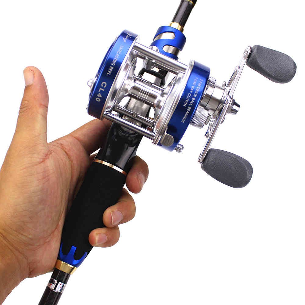 

Telescopic Rod and Reel Combo Set Spinning Casting Sea Fishing Pole with All Metal Bait Wheel Double Brake Saltwater