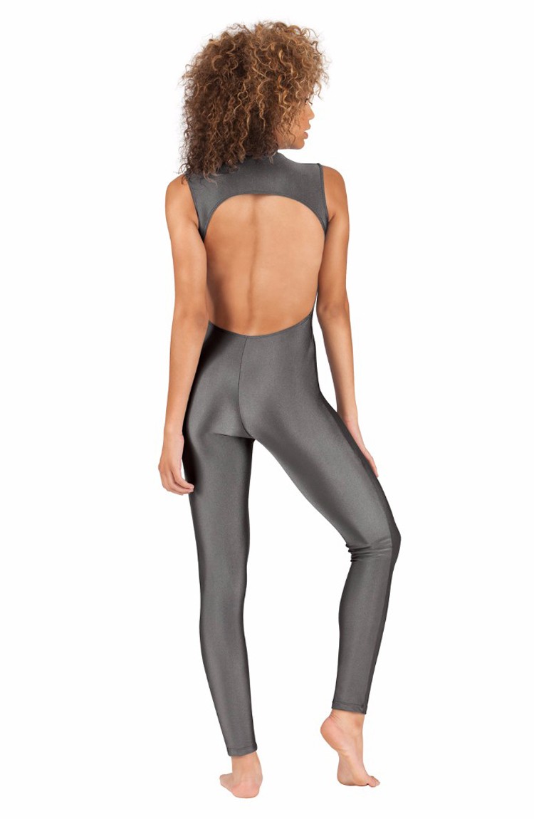 

Women Mock Neck One Piece Yoga Suit Backless Ballet Spandex Unitard Back's Cut Out Gymnastics Suit Sleeveless Bodysuit Gym Naked-feel Sportswear Jumpsuit Fitness, Rose red