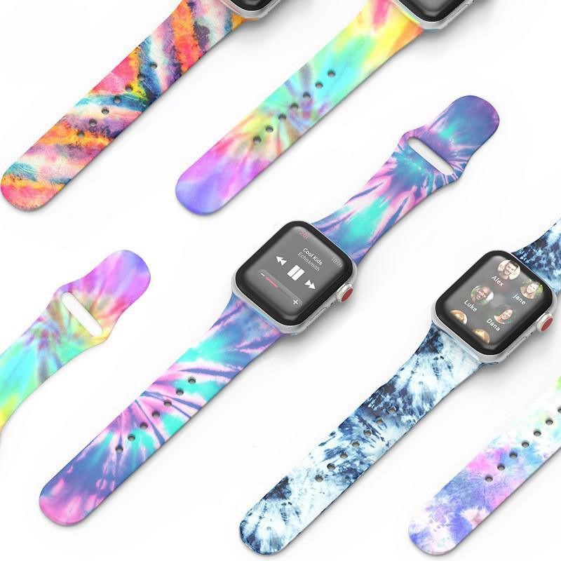 

Replacement Strap original Liquid Silicone Watches Case For Apple Watch band iwatch Series 1 2 3 4 5 6 SE Wristband 38 40 42 44mm (Smart Straps