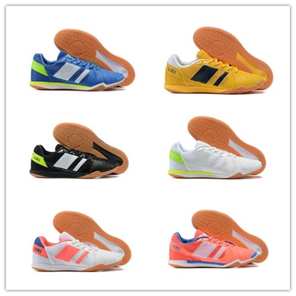 

MUNDIAL GOAL INDOOR Soccer Shoes Super Sala Interior MD Flat Bottom Football Boots Team Modern Craft Astro TF Turf Mens Cleats