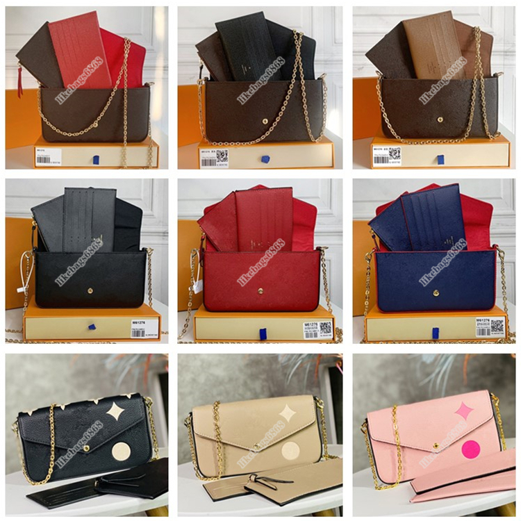 

luxury Pochette Felicie women fashion designers bags real leather purse card holder wallet handbag messenger crossbody chain clutch tote shoulder bag backpack 03, Customize