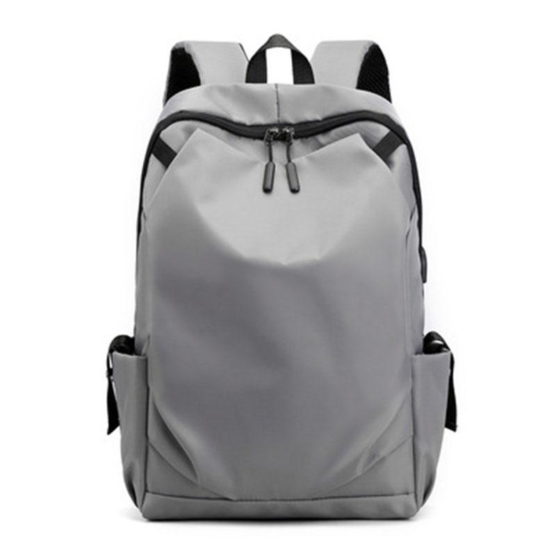 

Backpack Male Nylon Large Capacity Campus Style Student Schoolbag Men Leisure Outdoor Travel Computer Of JT550001, Black