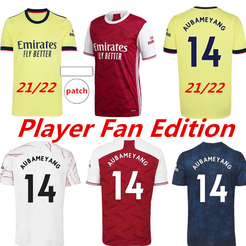 

TIERNEY MEN 21 22 soccer jersey CEBALLOS HENRY football shirt 2122 DAVID LUIZ maillot de foot Adult Player Fan Edition, Black;yellow