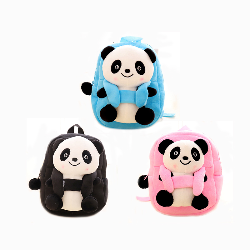 

Fun Panda Pluche Backpacks Toys Cartoon Kids Mini Schooltas Children Gifts kindergarten Young Girl Baby Student Pockets Funny