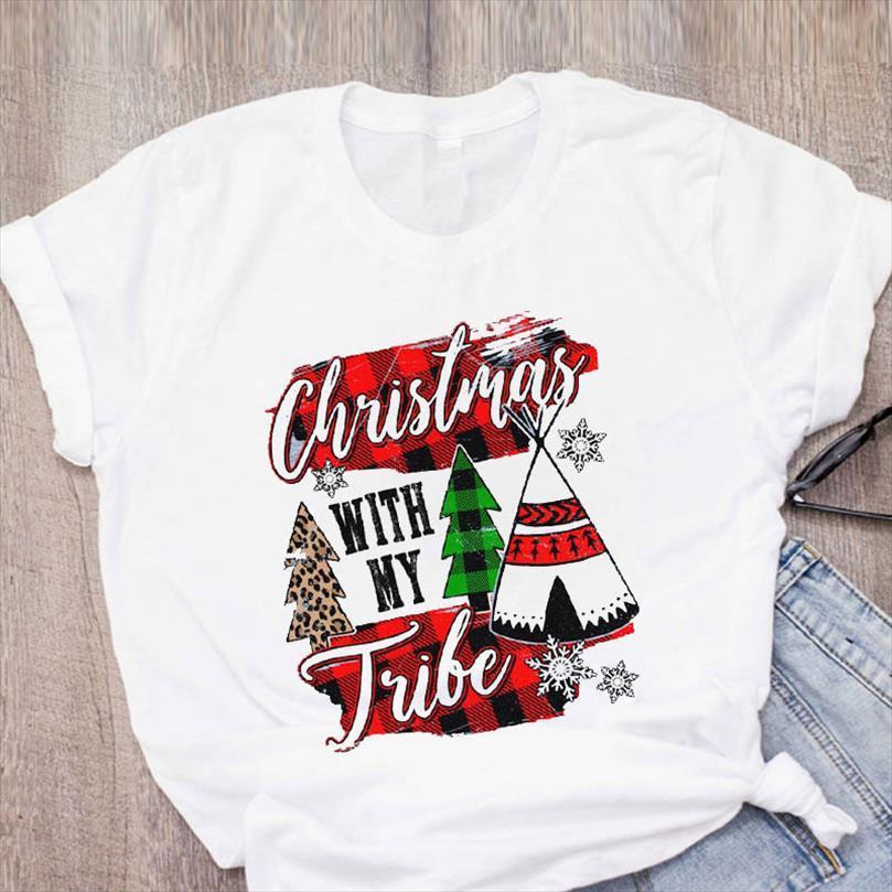 

and women graphic plaid winter mens t shirts womens fashion 90s holiday year merry christmas printed lady tees female, White;black