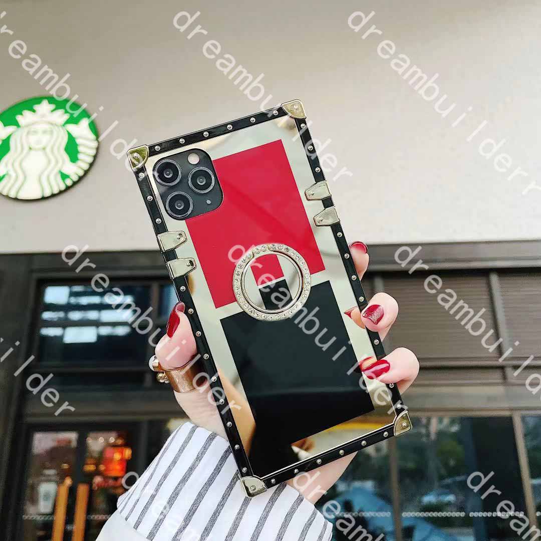

2021 New style luxury fashion iphone 12 pro max 11 case 7 8 plus X XR XS MAX Acrylic hard back with Socket drop shipping