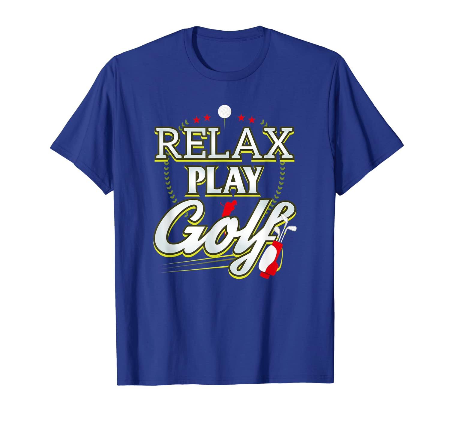 

golf lovers relax play golf, White;black