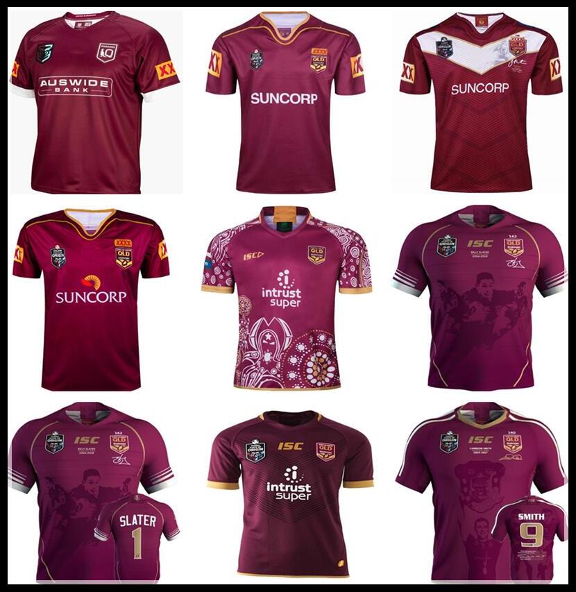 

2019 2020 2021 Rugby League Queensland 2018 QLD Maroons Malou Rugby jersey 2019 QLD MAROONS Rugby jersey, Red
