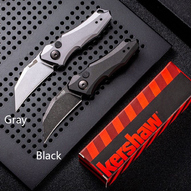 

OEM Kershaw 7350 Launch 10 AUTO Folding Knife 1.9" Stonewashed CPM-154 Hawkbill Blade Dark Gray Anodized Aluminum Handles Outdoor Camping Hunting Tactical Knives EDC
