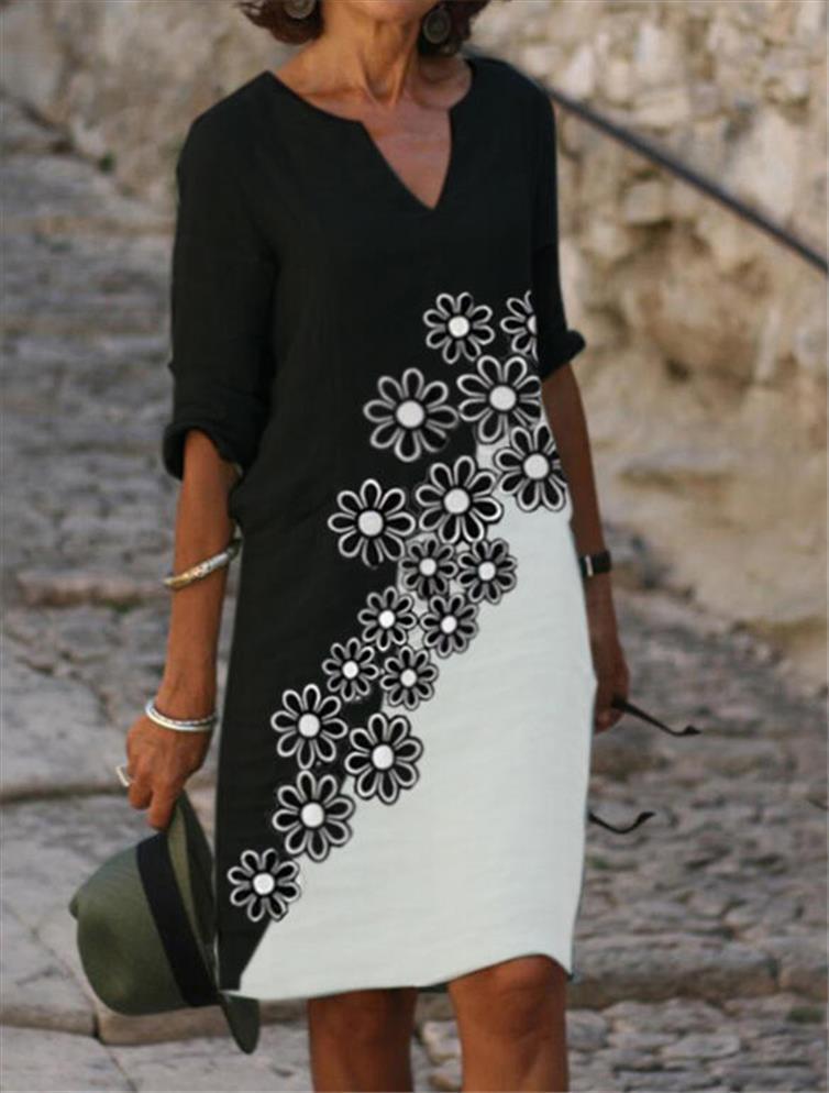 

elegant women dresses fashion large sizes all match ladies, Black;gray