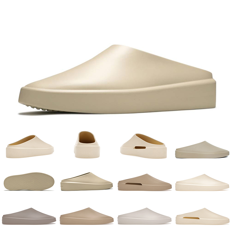 

EVA Fashion 2022 Women Mens Slip-On Designer Slippers Fears of god The California Slip On Almond Cement Concrete Cream Oat Big Size US 12 Slides Sandals Beach Shoes, Item2 bright blue 36-45