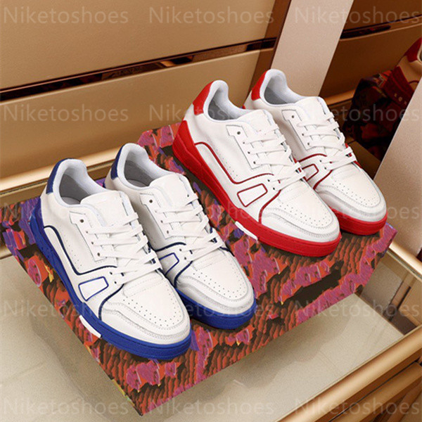 

Top Quality 2021 Mens flat lace-up Casual Shoes Brand Discount White Leather Trainer Walking Sneakers Trainers Shoe Chaussures, 01