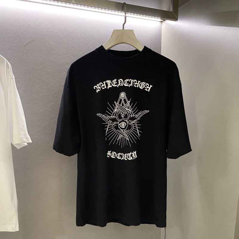

2021 Good quality Classic in the comments section High quality Style T-shirts hop men' and women' black short-sleeved T-shirts -XL, White