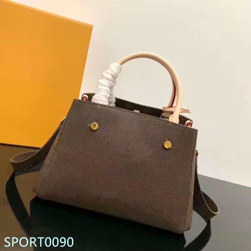 

Original leather presbyopic canvas travel bag female MONTAIGNE wild BB clutch bags detachable shoulders strap casual shoulder