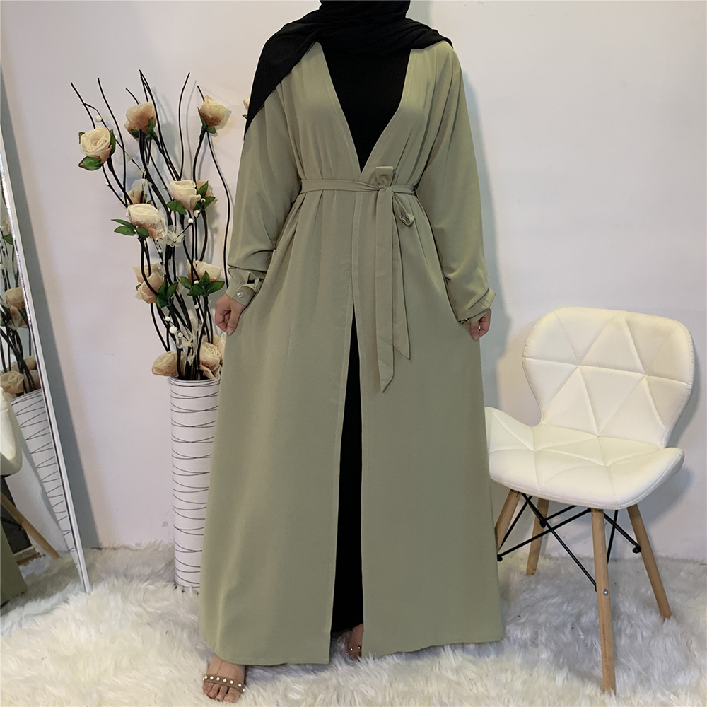 

Eid Mubarak Abaya Kimono Cardigan Kaftan Dubai Turkey Hijab Muslim Dress Islam Clothing Abayas For Women Robe Musulman De Mode