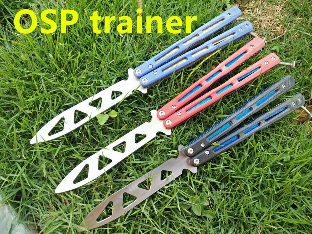 

butterfly Flytanium BM51 V4 D2 blade G10 butterfly trainning knife trainer not sharp jilt knife collection folding knife Xmas gift