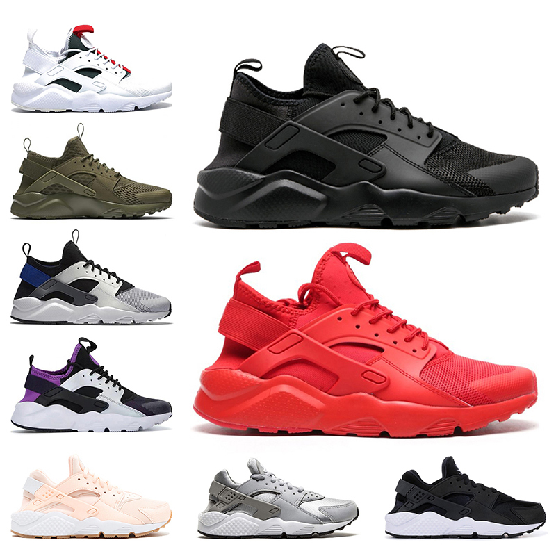 

Top Quality huarache women mens shoes triple black red white huaraches green purple grey jogging sports trainers sneakers 36-45