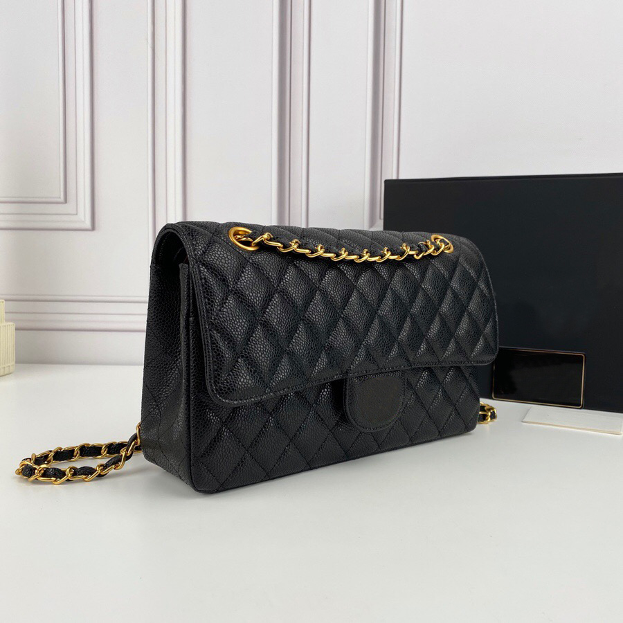 

5A+ Pochette crossbody bags 2021 luxury design women wallet lambs bag fashion shoulder clutch caviar leather gold silver chain handbag purse wholesale, Cowhide