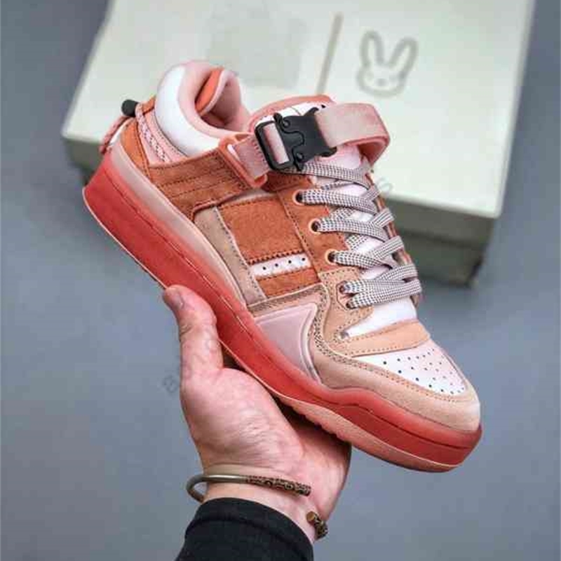 

Classcial Bad Bunny Forum Buckle Shoe EI Ojo Easter Egg Low Sneakers Mens Chaussures de Teens Active Trainers Womens Pink Khaki Black Runner