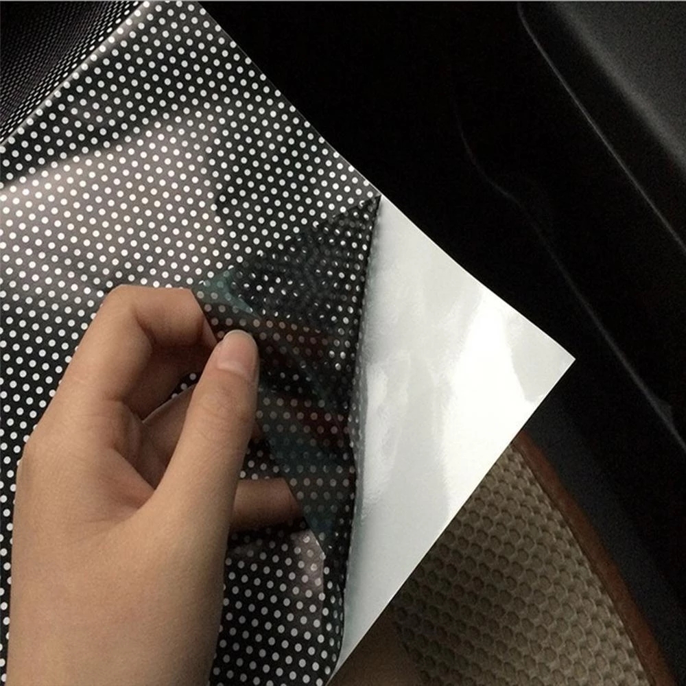 

38x42/63x42/72x52cm Cars Insulation Sticker UV Antistatic Film Side Window Glass Sunscreen Partition Summer Car Supplies, Black