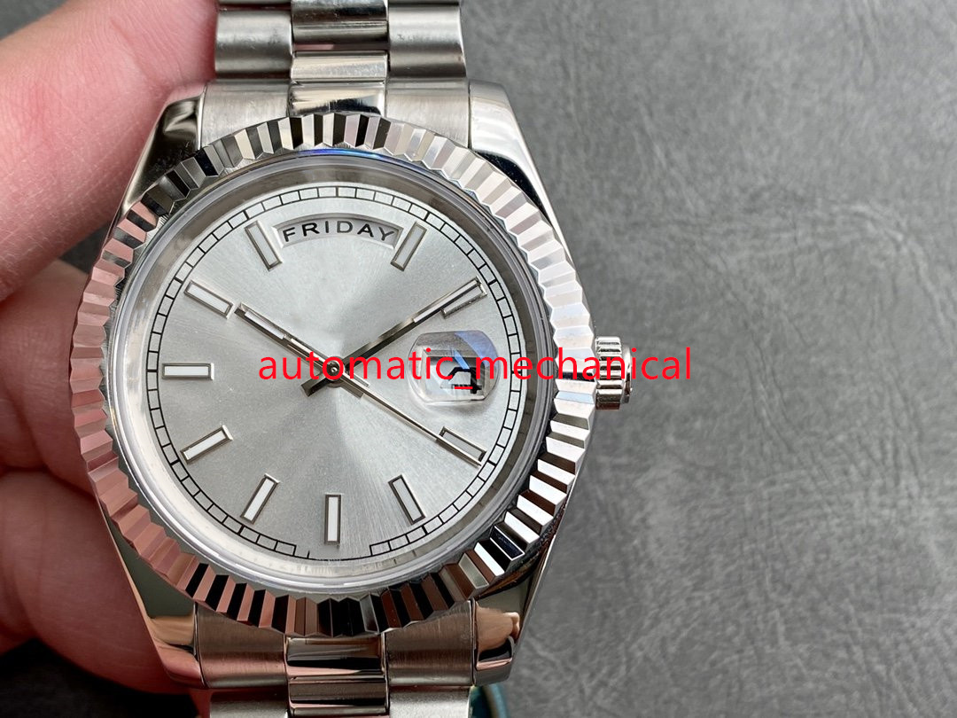 

Top Quality Multicolor Dial U1 Factory 40mm Mens Watch Day-Date 228238 Stainless Steel Automatic Mechanical Waterproof Sapphire Bracelet Watches Ar151, Add waterproof service