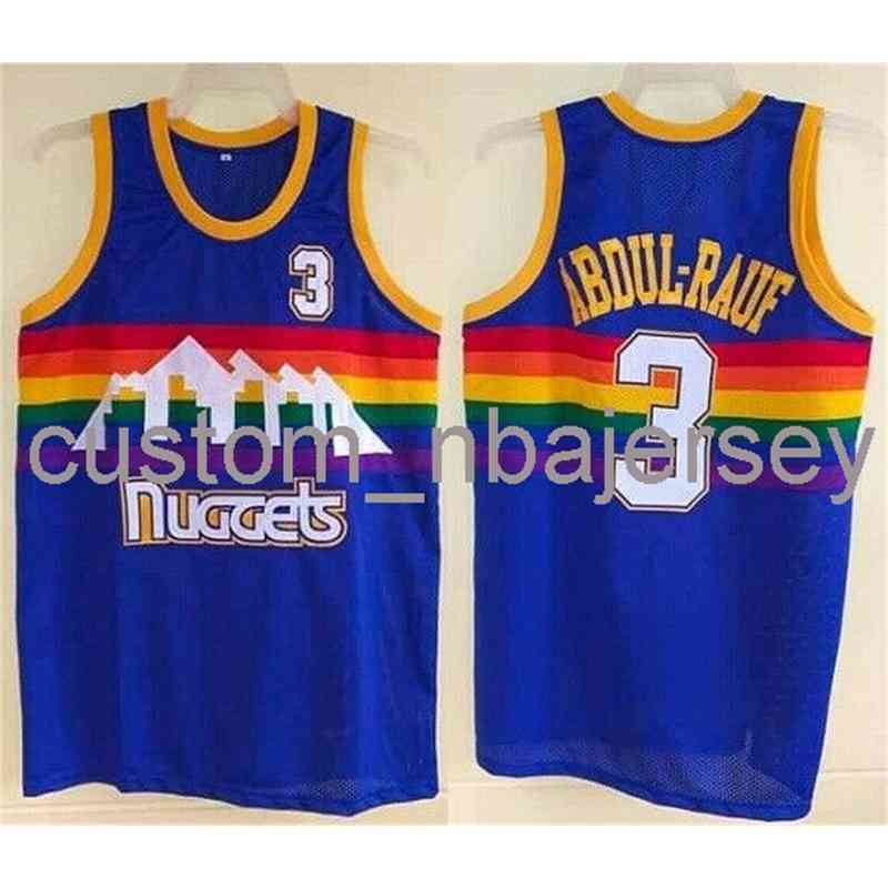 

Men Women Youth MAHMOUD ABDUL-RAUF ROAD CLASSICS BASKETBALL JERSEY stitched custom name any number, Blue