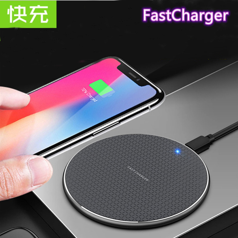 Cell Phone Wireless charger 15W desktop round charging is suitablef Apple Huawei mobile phones-image-721048229