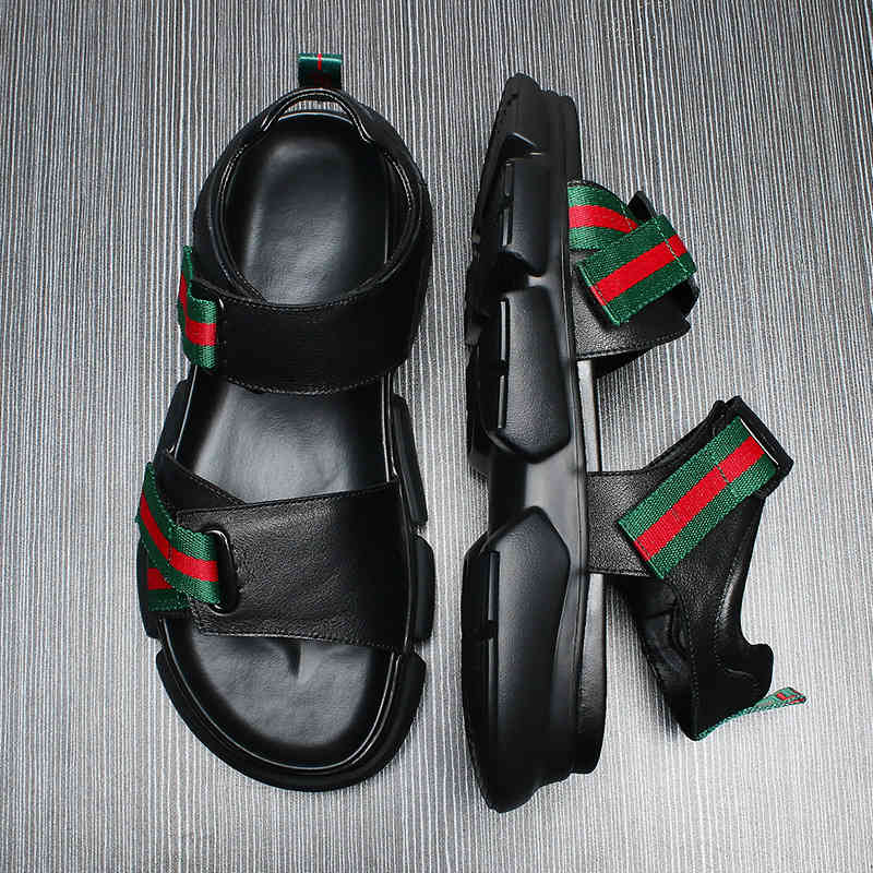 

Slippers Puwei thick soled men's sandals for men to wear in summer 906X, 1# shoe box