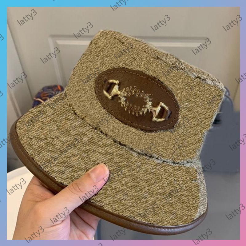 

Luxurys Designers Women Bucket Hat Peaked Caps Hats 2021 Brands Cap Designers Womens Caps Wide Broad Hat Bonnet Hoboo Free Adjustable, Blue;gray