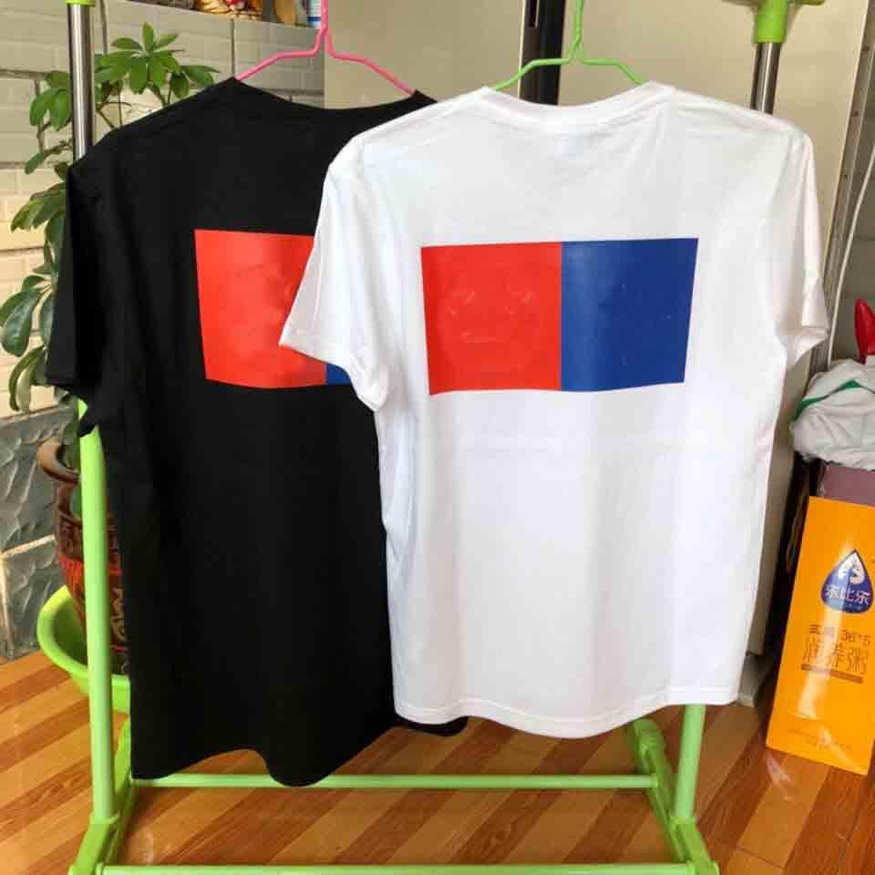 Men's T shirt 2021 summer casual fashion round neck cotton printed letters short sleeve women-image-688236305