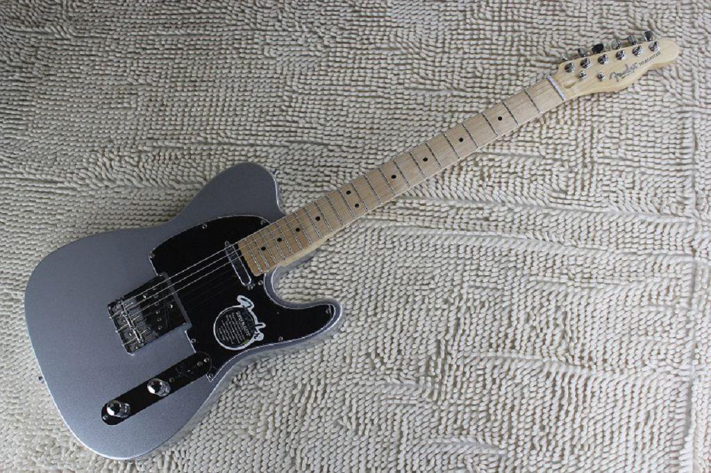 

dfdsf 2014 new arrival High Quality Telecaster silver gray Rosewood Fingerboard Custom Electric Guitar In Stock