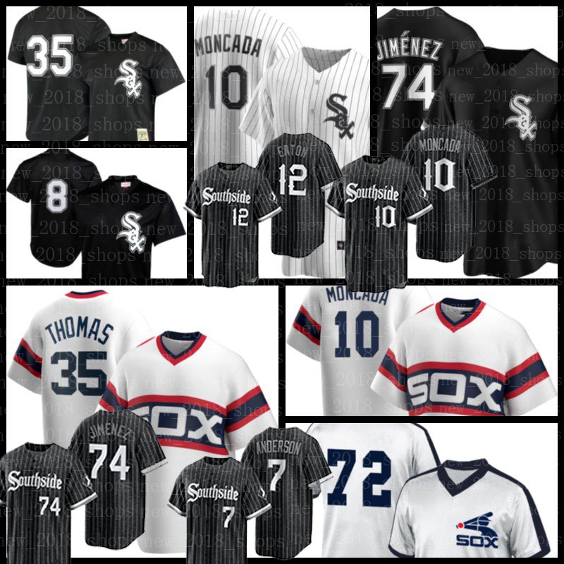

74 Eloy Jimenez Jerseys Southside 79 Jose Abreu White Sox Baseball Luis Robert Nomar Mazara Tim Anderson Nick Madrigal Yasmani Grandal Women Yermin Mercedes Men a, Custom cool base jersey