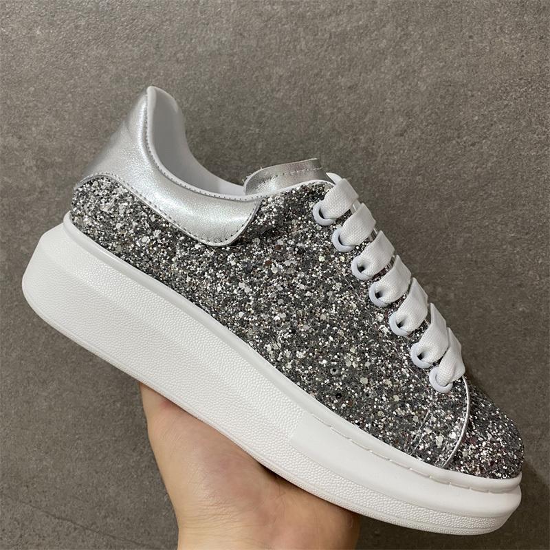 

With Box designer casual shoes women men womens mens for 3M espadrilles Lace Up Leather flats platform oversized sneaker espadrille flat sneakers