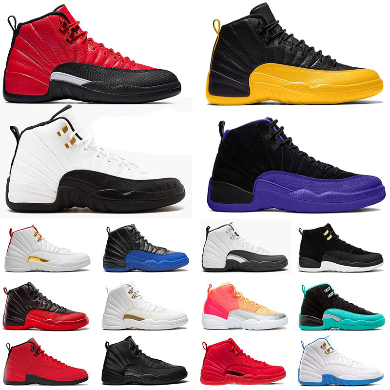

12 REVERSE FLU GAME 12s Mens Basketball Shoes XII Jumpman 23 DARK CONCOR Sports Sneakers FIBA BORDEAUX Bulls Outdoors Trainers Size US 13, B21 playoffs