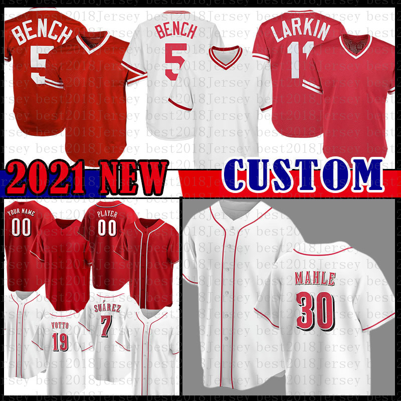 

New Baseball Jersey 5 Johnny Bench 11 Barry Larkin 30 Ken Griffey Jr 19 Joey Votto 14 Pete Rose 7 Eugenio Suarez 2 Nick Castellanos 33 Jesse Winker 15 Nick Senzel Barnhart, Jersey -laohu