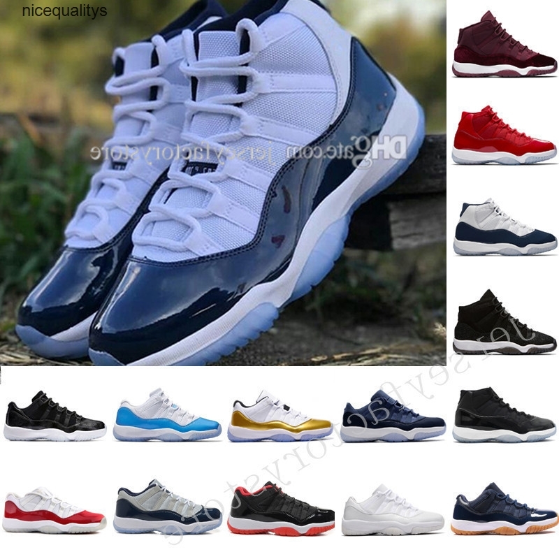 

11 Gym Red PRM Heiress Space Jam Bred Basketball Shoes Men Women 11S Concords 72-10 Legend Blue win like 82 Sneaker US 5.5-13 Eur 36-47, #24 high velvet heiress