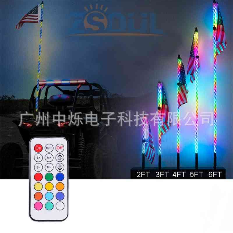 

Led magic RGB 300 color combinations led spiral atmosphere flagpole lamp
