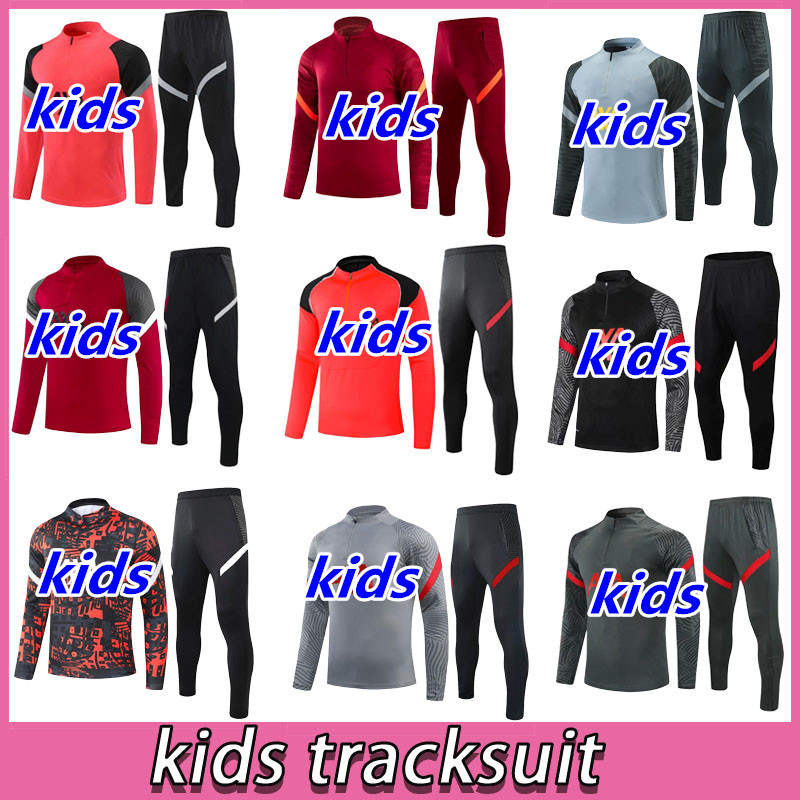 

20 21 kids football training suit 2021 child soccer tracksuit jacket