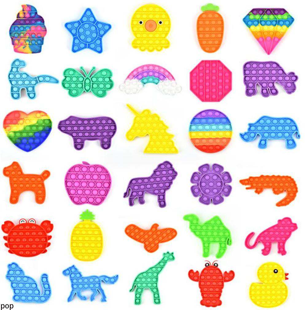 

2021 Mixed batch Decompression For Among us Fans push toy pop Bubbles Sensory Fidget ,Pop Autism Needs AnxietyRelief Toys
