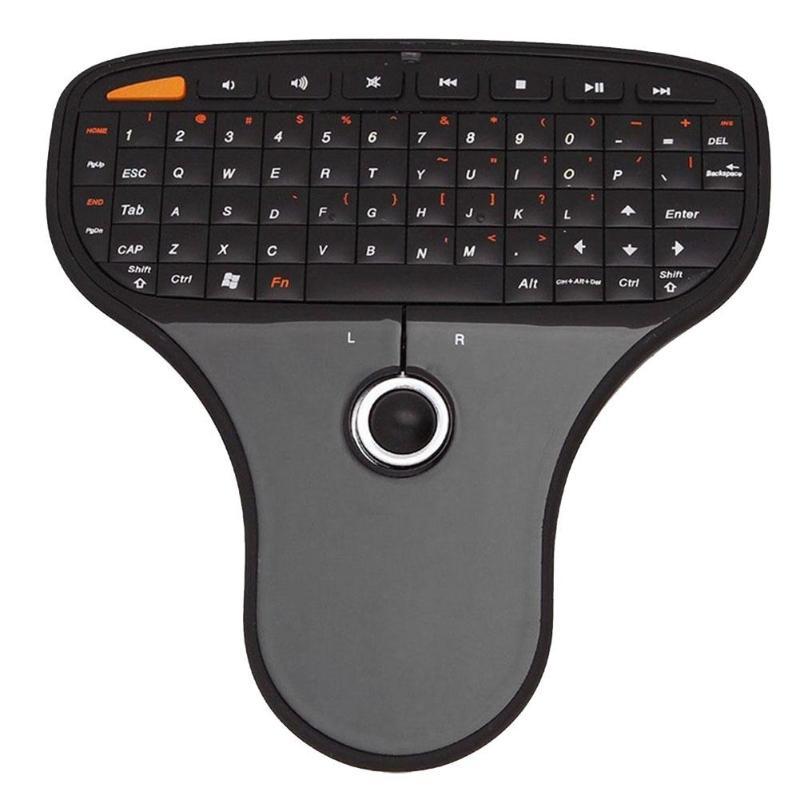 

Keyboards N5901 Mini Wireless Remote Keyboard Air Mouse With Trackball Ultra-light Multimedia Control Function For Android TV Box Dropship