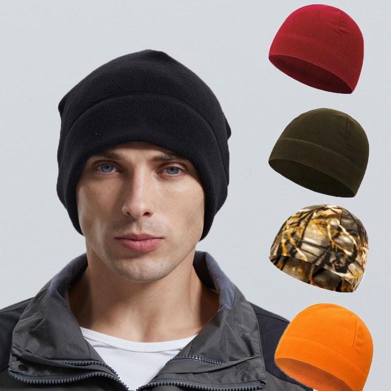 

Outdoor Hats Unisex Fleece Camping Hiking Caps Windproof Winter Warm Hat Fishing Cycling Hunting Military Tactical 2022, Black;white