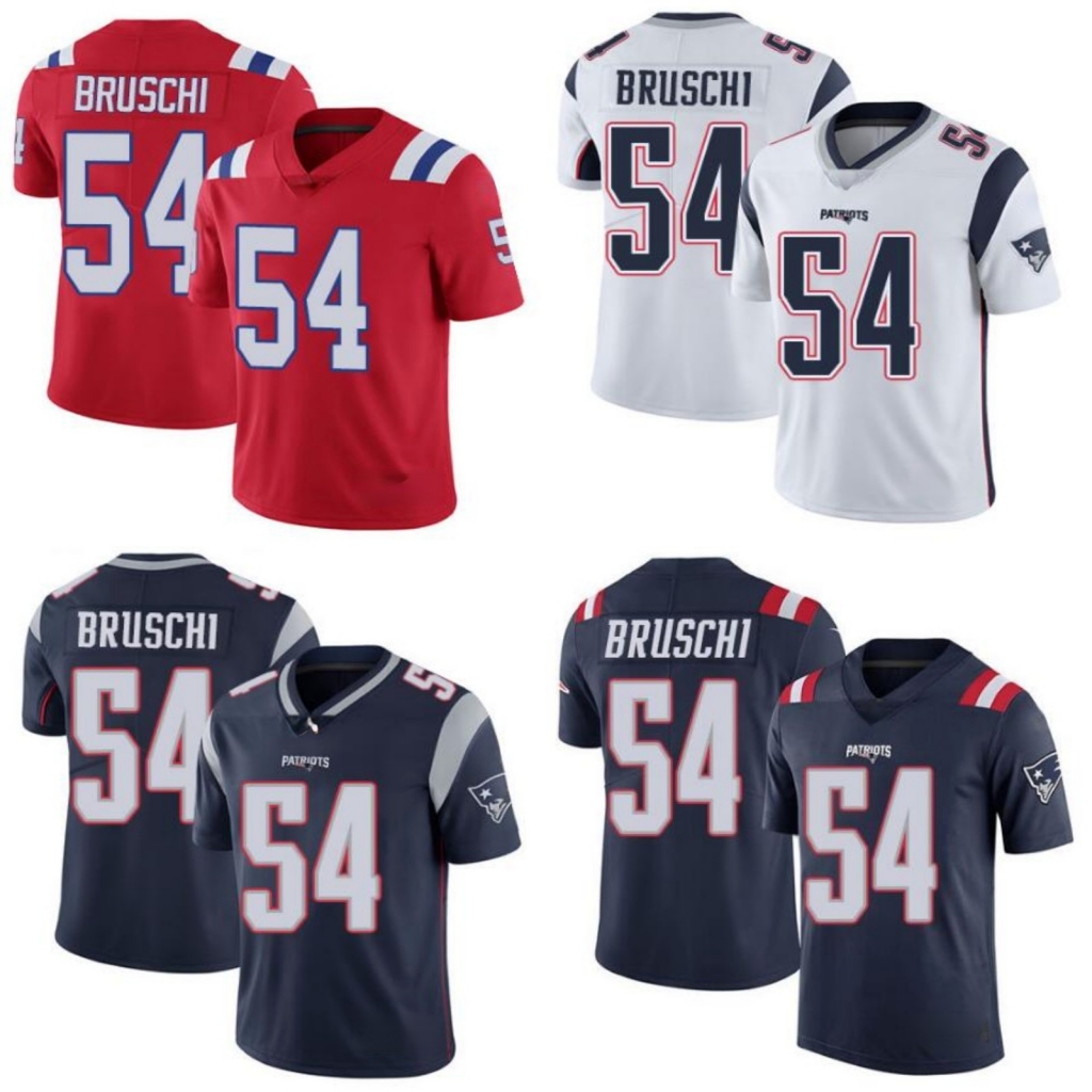 

NewEnglandPatriotsMen #54 Tedy Bruschi Women Youth Vapor Limited Jersey