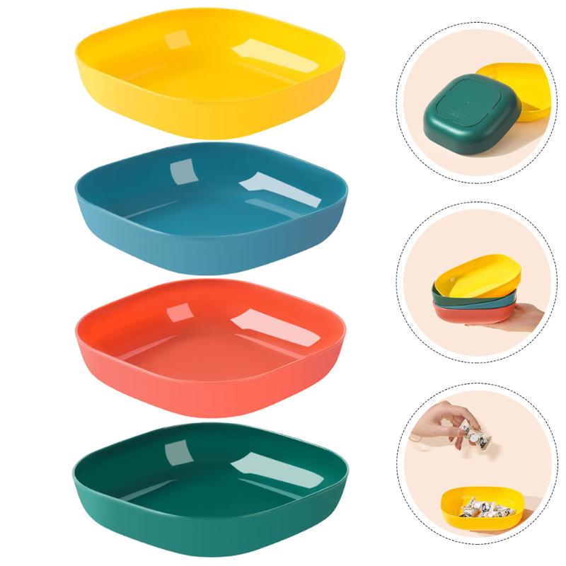 

Dinnerware Sets 8pcs Sauce Seasoning Plates Appetizer Cold Dishes (Assorted Color)