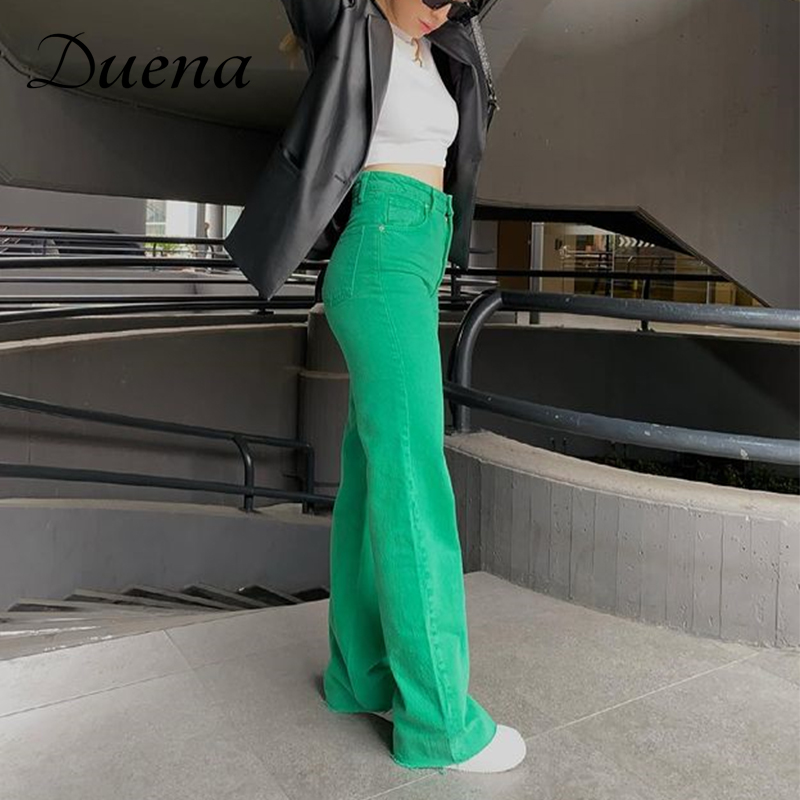 

2011duena y2k streetwear jeans baggy green teenage girls za 2021 summer vintage clothing fashion pink high waist denim pants women, Blue