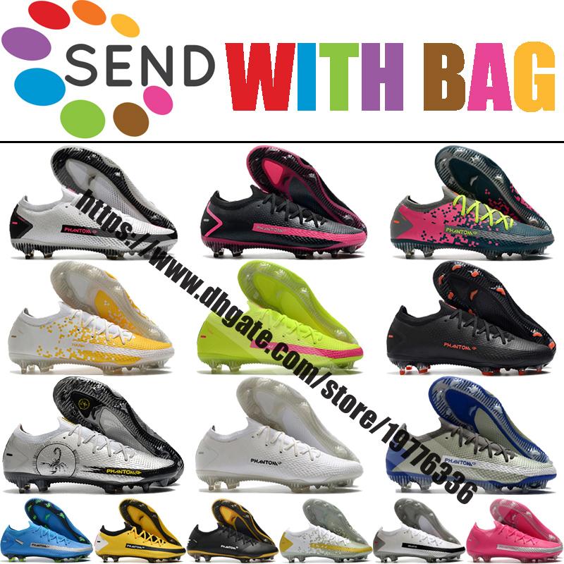 

Phantom GT Elite FG Soccer Football Boots Mens Scorpion Black Red White Green Blue Grey Pink Yellow Low Soccer Football Cleats Shoes 2021 am, 23