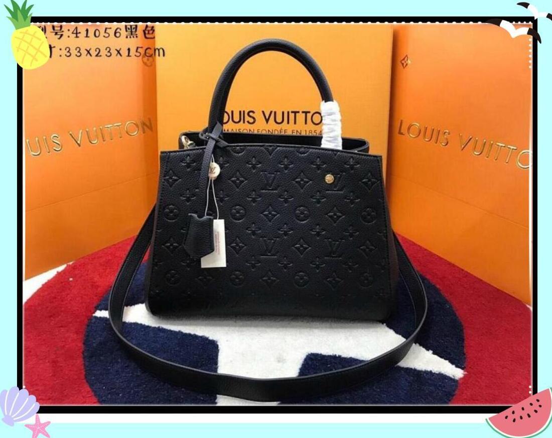 

GGLVlouisvittonyslHot Designer Handbags Purses MONTIGNE Bag Women Tote Brand Letter Embossing Genuine Shoulder