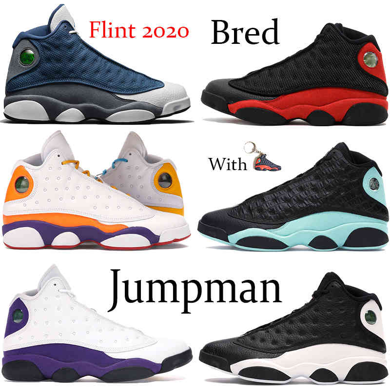 

2021 Flint Jampman 13s 13 Mens Basketball Shoes Reflective Lucky Green reverse playground he got game Bred Basketball running Sport Sneakers, No.18- cool grey